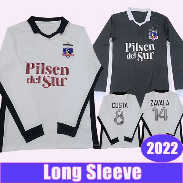 2022 colo colo long sleeve soccer jerseys santos bolados arriagada zaldivia gil fuentes costa lucero home white away black football shirts, Black;yellow
2022 colo colo long sleeve soccer jerseys santos bolados arriagada zaldivia gil fuentes costa lucero home white away black football shirts, Black;yellow