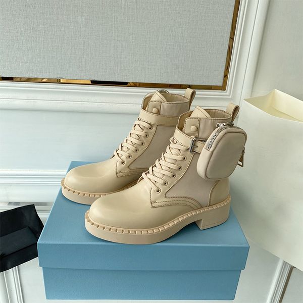 women ankle boot shiny leather lace-up boots re-nylon mid-calf boots black white with triangle label wallet king combat boots with box no407
women ankle boot shiny leather lace-up boots re-nylon mid-calf boots black white with triangle label wallet king combat boots with box no407