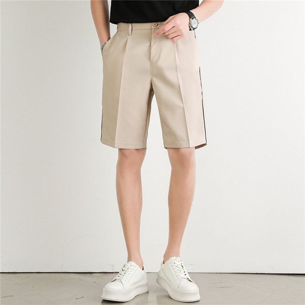 suit shorts men's summer thin loose outer wear pants solid color casual pants m1od#, White;black
suit shorts men's summer thin loose outer wear pants solid color casual pants m1od#, White;black