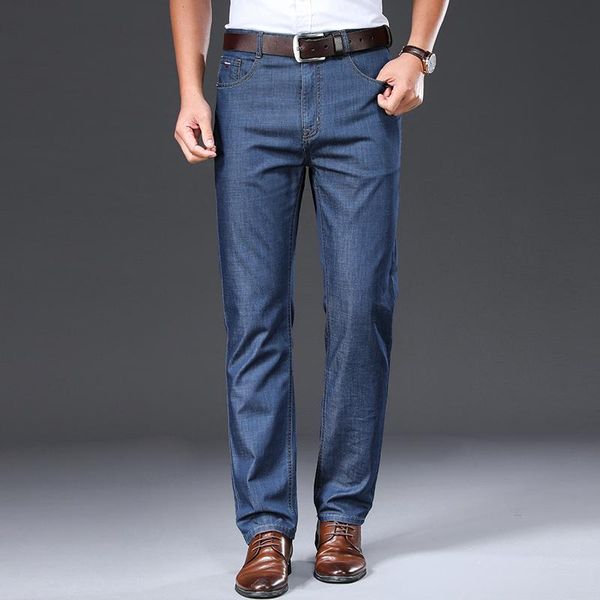 men's jeans tfetters 2022 summer pants men thin soft breathable mid straight regular black trousers work vintage, Blue
men's jeans tfetters 2022 summer pants men thin soft breathable mid straight regular black trousers work vintage, Blue