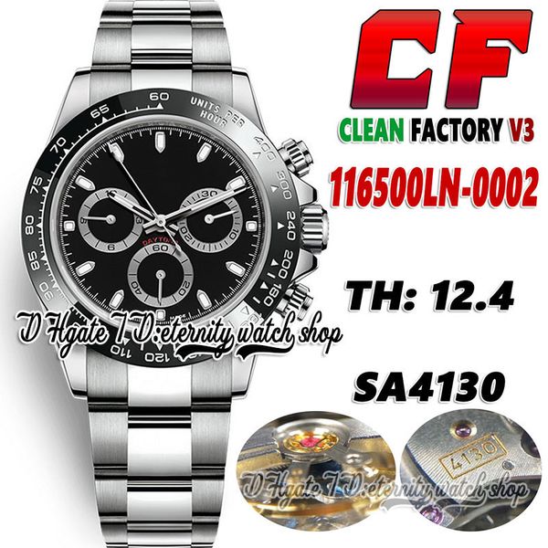2022 clean v3 ea116500 sa4130 chronograph automatic mens watch th:12.4mm cf black ceramics bezel black dial ss+ 904l stainless bracelet supe, Slivery;brown
2022 clean v3 ea116500 sa4130 chronograph automatic mens watch th:12.4mm cf black ceramics bezel black dial ss+ 904l stainless bracelet supe, Slivery;brown