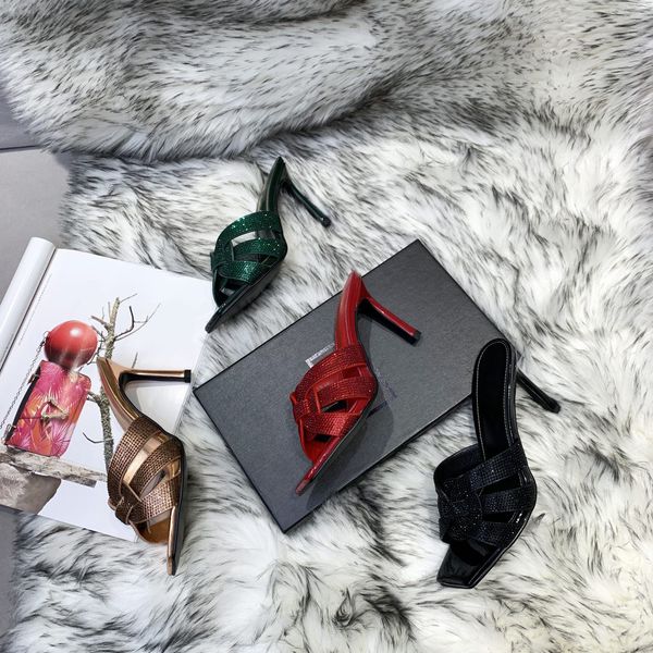 2011-2022 tribute heeled mules women high heel sandals smooth leather designer luxury lady outdoor shoes beach casual sandals, Black
2011-2022 tribute heeled mules women high heel sandals smooth leather designer luxury lady outdoor shoes beach casual sandals, Black