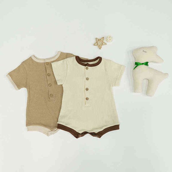 2022 baby summer clothing newborn neutral baby boy girl cotton romper playsuit cotton waffle jumpsuit infant clothes overalls g220521, Blue
2022 baby summer clothing newborn neutral baby boy girl cotton romper playsuit cotton waffle jumpsuit infant clothes overalls g220521, Blue