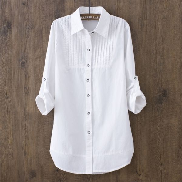 100 cotton spring summer women white blouse long sleeved slim cotton casual work white shirts office lady button 0 22 lj200812
100 cotton spring summer women white blouse long sleeved slim cotton casual work white shirts office lady button 0 22 lj200812