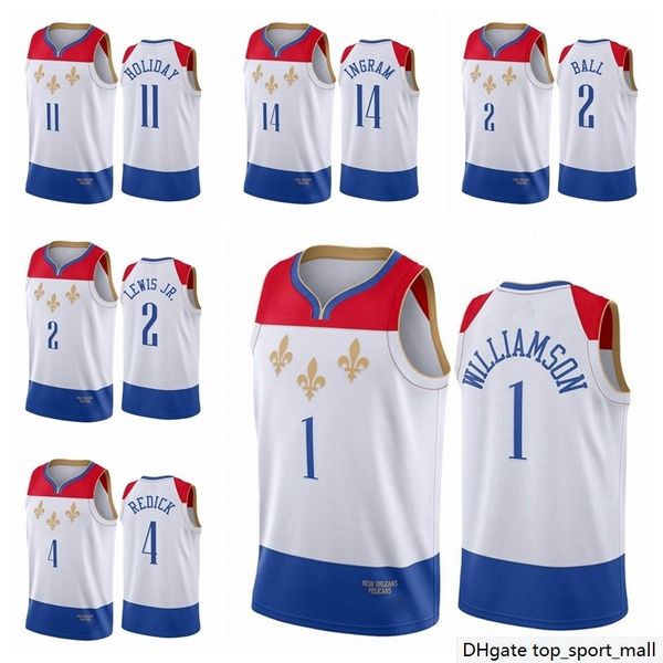 new city kira 13 lewis jersey jr 1 williamson brandon 14 ingram lonzo 2 ball steven 12 adams eric 5 bledsoe men basketball white, Black;red
new city kira 13 lewis jersey jr 1 williamson brandon 14 ingram lonzo 2 ball steven 12 adams eric 5 bledsoe men basketball white, Black;red