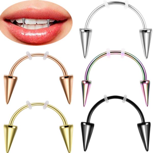 stainless steel cshaped tiger tooth nail zombie teeth grillz ring dental grills rings lip piercing body jewelry, Black
stainless steel cshaped tiger tooth nail zombie teeth grillz ring dental grills rings lip piercing body jewelry, Black