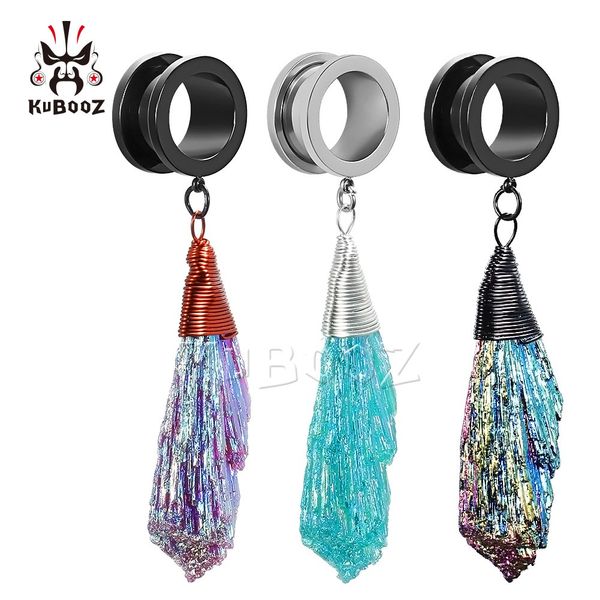 kubooz stainless steel crystal class pendant ear piercing plugs tunnels body jewelry earring gauges stretchers expanders wholesale 6mm to 16, Silver
kubooz stainless steel crystal class pendant ear piercing plugs tunnels body jewelry earring gauges stretchers expanders wholesale 6mm to 16, Silver