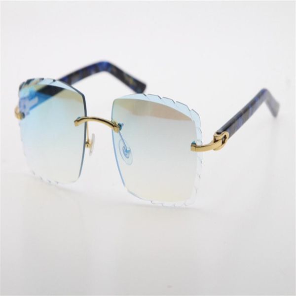 factory whole selling rimless sunglasses optical 3524012-a original marble blue plank carved lense glass g2684, White;black
factory whole selling rimless sunglasses optical 3524012-a original marble blue plank carved lense glass g2684, White;black