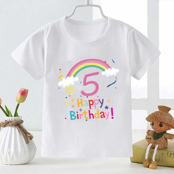 kids rainbow number 1-9 print t-shirts t shirt boys girls happy birthday casual cute clothes baby cartoon t-shirt ykp027, Blue
kids rainbow number 1-9 print t-shirts t shirt boys girls happy birthday casual cute clothes baby cartoon t-shirt ykp027, Blue