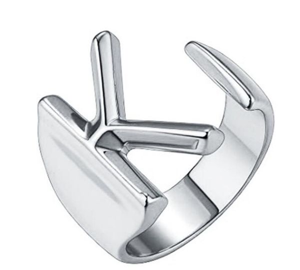 hollow a-z letter gold color metal adjustable opening ring initials name alphabet female party chunky wide trendy jewelry gc887, Silver
hollow a-z letter gold color metal adjustable opening ring initials name alphabet female party chunky wide trendy jewelry gc887, Silver