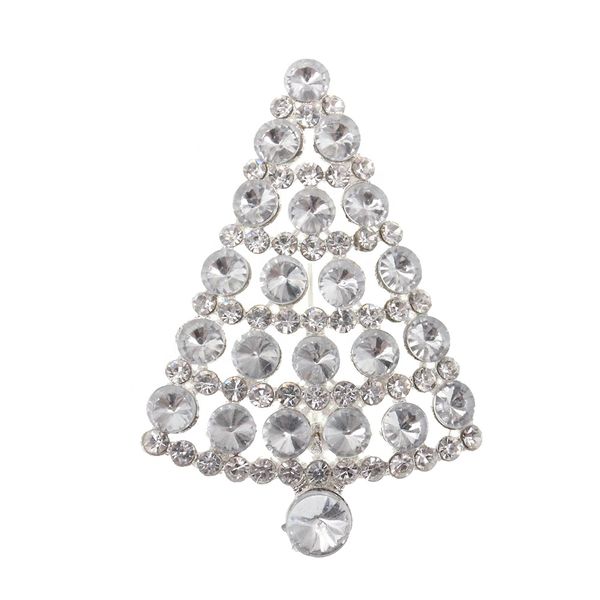 30 pcs/lot custom brooches fashion clear crystal rhinestone christmas tree pin for xmas gift/decoration, Gray
30 pcs/lot custom brooches fashion clear crystal rhinestone christmas tree pin for xmas gift/decoration, Gray