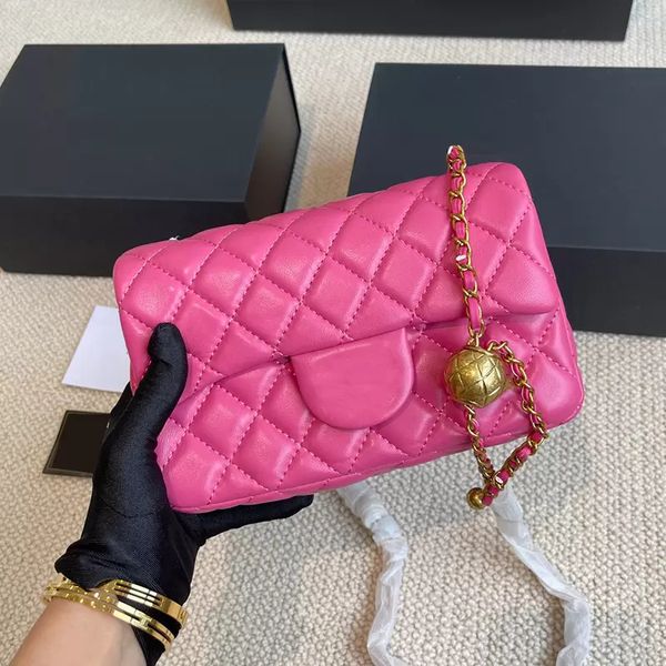 classic mini flap crush gold ball fuchsia bags womens rectangle lambskin real leather quilted matelasse chain crossbody shoudler handbags de
classic mini flap crush gold ball fuchsia bags womens rectangle lambskin real leather quilted matelasse chain crossbody shoudler handbags de