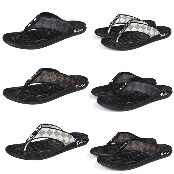 luxury designer slippers mayari grid pattern men black white brown sandals genuine leather casual shoes flat massage bottom beach flip flops
luxury designer slippers mayari grid pattern men black white brown sandals genuine leather casual shoes flat massage bottom beach flip flops