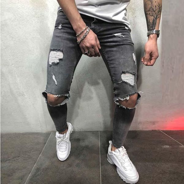 men's jeans mens skinny ripped denim trousers biker male slim casual pants hip hop jogging jean homme fashion for menmen's, Blue
men's jeans mens skinny ripped denim trousers biker male slim casual pants hip hop jogging jean homme fashion for menmen's, Blue