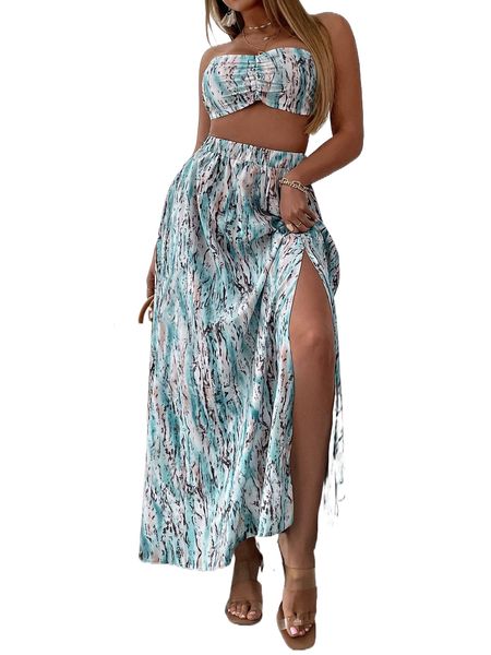 sxy allover p.rint s.plit t.high s.kirt e6xm#, Black
sxy allover p.rint s.plit t.high s.kirt e6xm#, Black