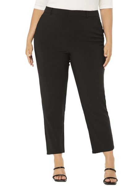 plus high waist slant pocket tailored pants r7fm#, Black
plus high waist slant pocket tailored pants r7fm#, Black