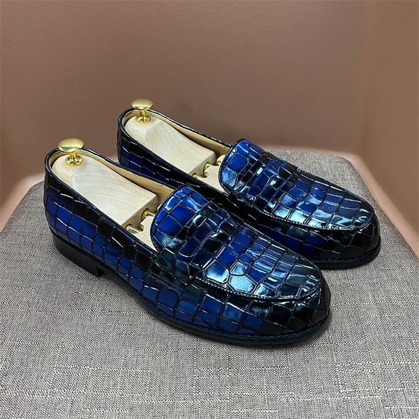 genuine cow leather men causal loafer shoes men's flats luxury pattern patent leather slip on formal men loafers 220324, Black
genuine cow leather men causal loafer shoes men's flats luxury pattern patent leather slip on formal men loafers 220324, Black