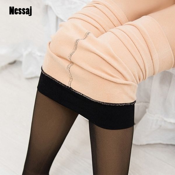 nessaj winter warm legging plus velvet pant high waist mesh leggins mujer female workout jeggings for winter clothes y200113, Black;white
nessaj winter warm legging plus velvet pant high waist mesh leggins mujer female workout jeggings for winter clothes y200113, Black;white
