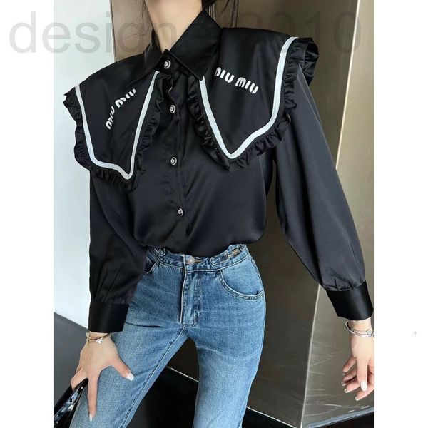 women's polos designer chaopai 22 new navy shawl collar in early spring has temperament, aging black and white shirt l3c8
women's polos designer chaopai 22 new navy shawl collar in early spring has temperament, aging black and white shirt l3c8