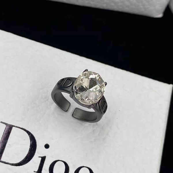 fashion trend new ladies luxury brand designer wholesale d family black round diamond open personality temperament women's, Silver
fashion trend new ladies luxury brand designer wholesale d family black round diamond open personality temperament women's, Silver