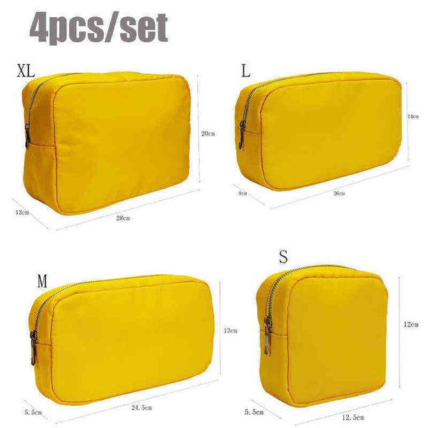 cases 4pcs set embroidery patch personalize toiletry pouch waterproof women storage nylon travel makeup bag organizer 220708
cases 4pcs set embroidery patch personalize toiletry pouch waterproof women storage nylon travel makeup bag organizer 220708