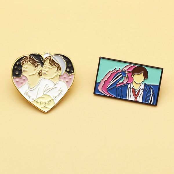jimin jin jungkook enamel brooch pins fashion jewelry gift metal cartoon brooch backpack hat bag collar lapel pins badges, Blue
jimin jin jungkook enamel brooch pins fashion jewelry gift metal cartoon brooch backpack hat bag collar lapel pins badges, Blue