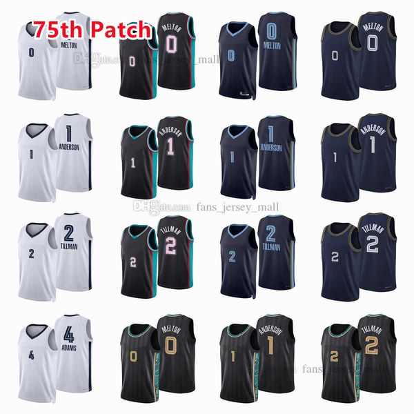 printed 75th patch city basketball jerseys steven 4 adams de'anthony 0 melton kyle 1 anderson xavier 2 tillman jersey color black blue, Black;red
printed 75th patch city basketball jerseys steven 4 adams de'anthony 0 melton kyle 1 anderson xavier 2 tillman jersey color black blue, Black;red