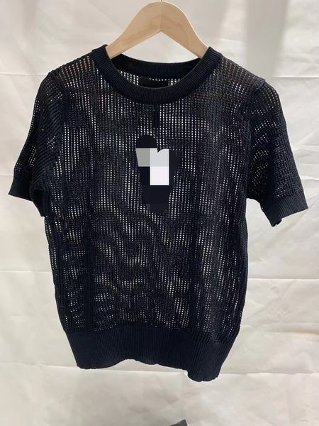 718 l 2022 runway summer brand same style t shirt sweater crew neck short sleeve white black women's sweaters wuzhi
718 l 2022 runway summer brand same style t shirt sweater crew neck short sleeve white black women's sweaters wuzhi