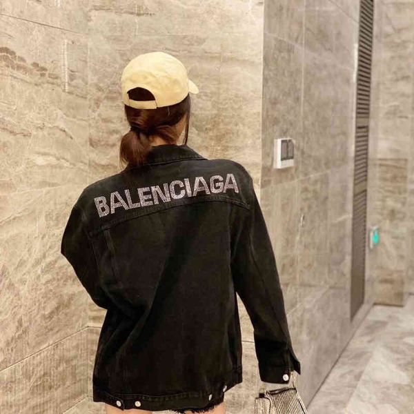 n3mb y0lj 2021 new black denim coat female student korean loose spring and autumn heavy industry drill fried street spice coat, Black;brown
n3mb y0lj 2021 new black denim coat female student korean loose spring and autumn heavy industry drill fried street spice coat, Black;brown