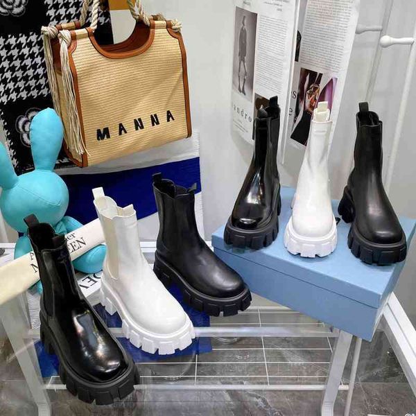 punk boots women's leather motorcycle boots round headed winter shoes enhanced, Black
punk boots women's leather motorcycle boots round headed winter shoes enhanced, Black