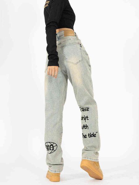 summer new yellow mud dyed high street jeans men and women loose street washed retro straight denim trousers female pants t220728, Blue
summer new yellow mud dyed high street jeans men and women loose street washed retro straight denim trousers female pants t220728, Blue