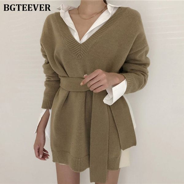 2022 new irregular women sweater v-neck lace up female knitted pullovers long sleeve sweater autumn winter knitted jumpers, White;black
2022 new irregular women sweater v-neck lace up female knitted pullovers long sleeve sweater autumn winter knitted jumpers, White;black