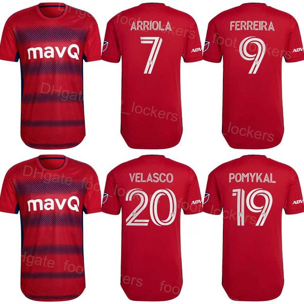 club team mls 2022 soccer jersey 10 jesus ferreira 7 paul arriola 20 alan velasco 18 brandon servania 6 edwin cerrillo 3 martinez 4 farfan f, Black;yellow
club team mls 2022 soccer jersey 10 jesus ferreira 7 paul arriola 20 alan velasco 18 brandon servania 6 edwin cerrillo 3 martinez 4 farfan f, Black;yellow