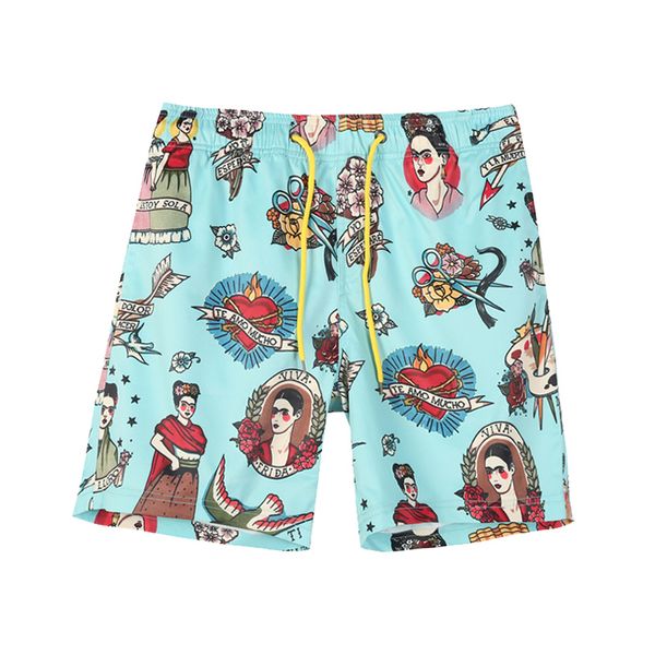 european and american men's wear summer 2022 new cartoon printed beach pants fashion casual shorts five minutes of pants, White;black
european and american men's wear summer 2022 new cartoon printed beach pants fashion casual shorts five minutes of pants, White;black