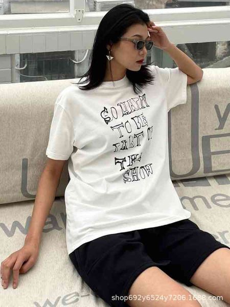 women's t-shirt ce home spring and summer art letter printed t-shirt loose lazy style comfortable short sleeved cgh3 5fpg, White
women's t-shirt ce home spring and summer art letter printed t-shirt loose lazy style comfortable short sleeved cgh3 5fpg, White