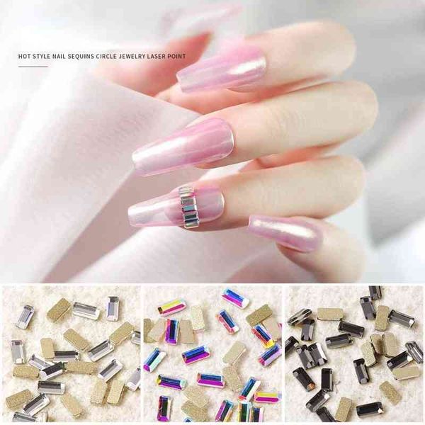 manicure small long strip flat bottom drill nail rhinestones rectangle shape trapezoid shape diy super flash nail diamond charms y220408, Black
manicure small long strip flat bottom drill nail rhinestones rectangle shape trapezoid shape diy super flash nail diamond charms y220408, Black