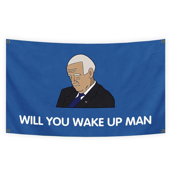will you wake up man flag banenr 3x5 ft with brass grommets for college dorm frat man cave party decoration
will you wake up man flag banenr 3x5 ft with brass grommets for college dorm frat man cave party decoration