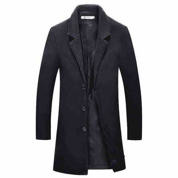 2018 medium long jackets men's casual thicken woolen trench coat business coats winter male solid color slim fit overcoat t220810, Black
2018 medium long jackets men's casual thicken woolen trench coat business coats winter male solid color slim fit overcoat t220810, Black