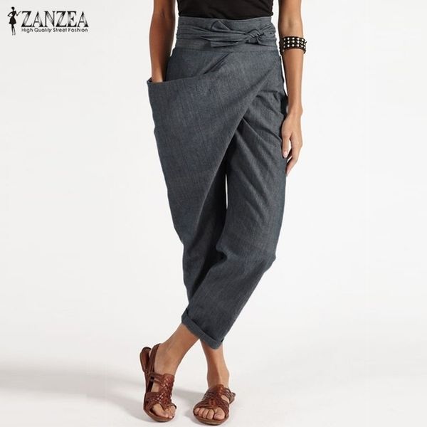 women solid harem pants zanzea fashion casual lace up turnip trousers female office work pants elegant pencil pantalon palazzo y200418, Black;white
women solid harem pants zanzea fashion casual lace up turnip trousers female office work pants elegant pencil pantalon palazzo y200418, Black;white