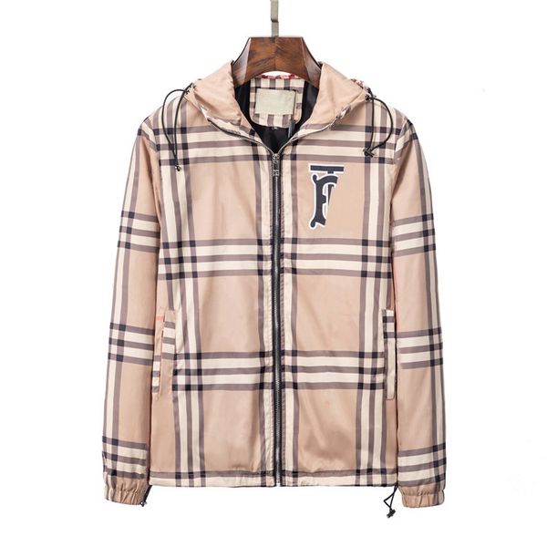 designer men's jacket spring and autumn check pattern fashion hooded sports windbreaker casual zipper jacket clothing size m-3xl z4, Black;brown
designer men's jacket spring and autumn check pattern fashion hooded sports windbreaker casual zipper jacket clothing size m-3xl z4, Black;brown