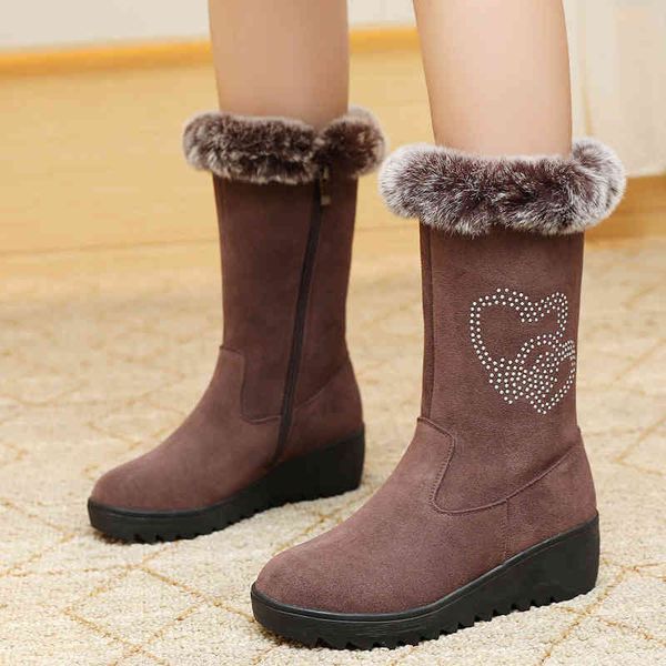 boots snow boots women's thick bottom slope heel large thickened middle tube real rabbit hair anti-skid cotton 2ymo, Black
boots snow boots women's thick bottom slope heel large thickened middle tube real rabbit hair anti-skid cotton 2ymo, Black