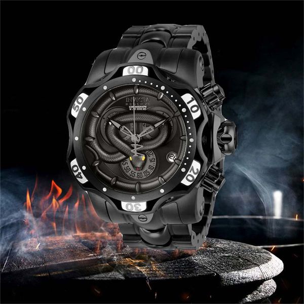 fashion dial thick men's watch watch viper men's watch personality venom timing stainless steel designer wristwatch, Slivery;brown
fashion dial thick men's watch watch viper men's watch personality venom timing stainless steel designer wristwatch, Slivery;brown