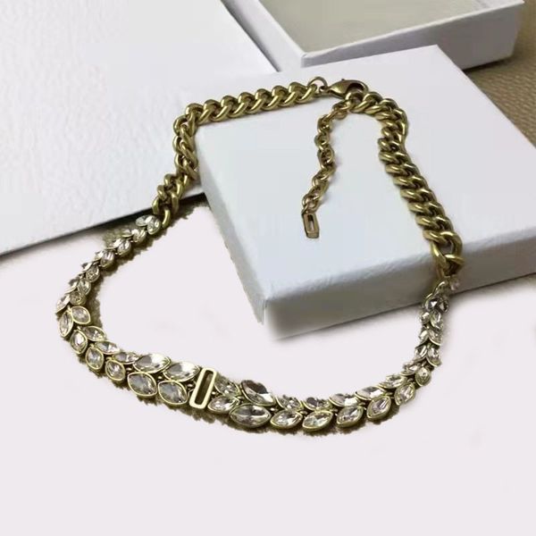jewelry vintage necklace women's fashion wheat pattern designer necklace diamond inlaid clavicle chain, Silver
jewelry vintage necklace women's fashion wheat pattern designer necklace diamond inlaid clavicle chain, Silver