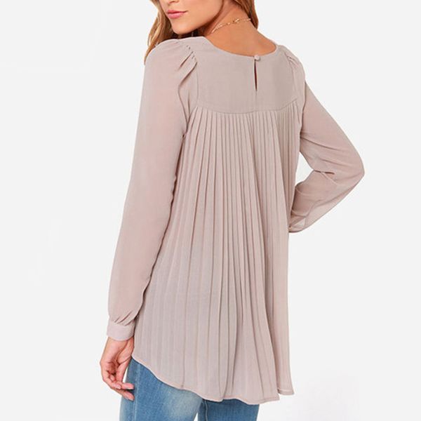 ladies office shirts fashion women blouse chiffon blouses long sleeve pleated plus size blusas shirt 5xl style, White
ladies office shirts fashion women blouse chiffon blouses long sleeve pleated plus size blusas shirt 5xl style, White
