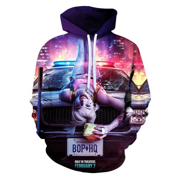 3d print harley quinn joker suicide squad sweatshirts hoodie cosplay costume movie hoodie coats men women new 81v, Black
3d print harley quinn joker suicide squad sweatshirts hoodie cosplay costume movie hoodie coats men women new 81v, Black
