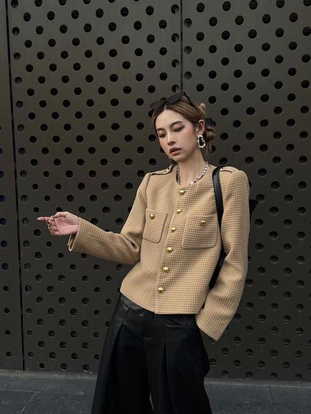 cel2022ine new women's fall/winter western suit jacket women's coat designer fashion tweed leisure spring coat women's down j, Black;brown
cel2022ine new women's fall/winter western suit jacket women's coat designer fashion tweed leisure spring coat women's down j, Black;brown