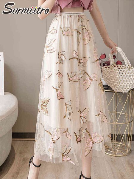 men's skirt surmiitro 2022 spring summer korean fashion mesh embroidery tulle women midi long high waist a line pleated skirt female 22, Black
men's skirt surmiitro 2022 spring summer korean fashion mesh embroidery tulle women midi long high waist a line pleated skirt female 22, Black