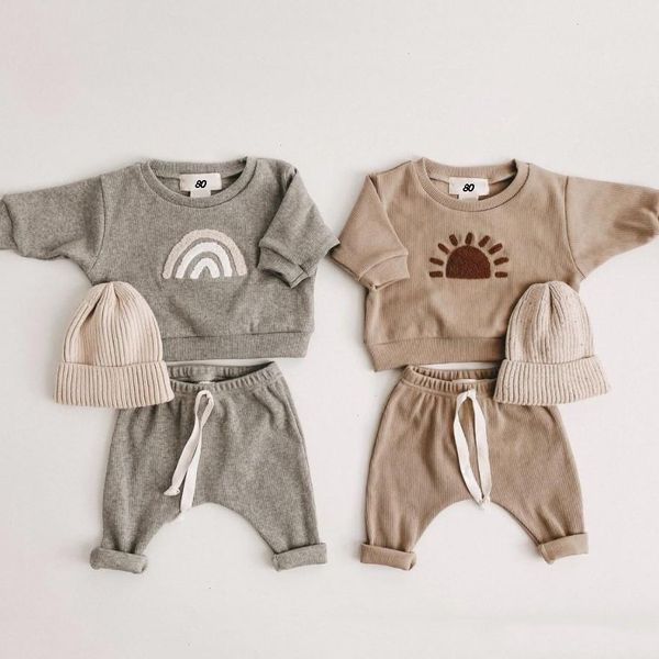 toddler baby clothing sets for infant boys clothes set rainbow pullover pants 2pcs outfit kids costume spring, White
toddler baby clothing sets for infant boys clothes set rainbow pullover pants 2pcs outfit kids costume spring, White