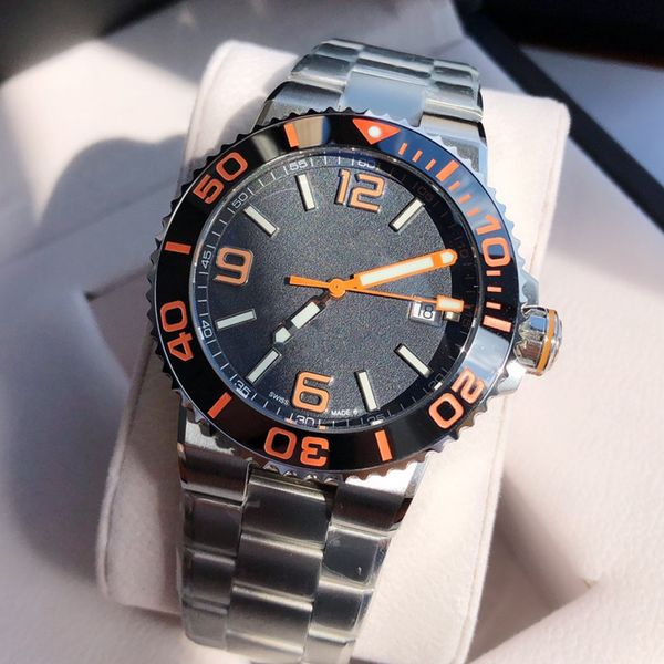 sports diving men's fashion watch 43mm ceramic large dial luminous rubber strap sapphire mirror waterproof sw200 swiss movement outdoor, Slivery;brown
sports diving men's fashion watch 43mm ceramic large dial luminous rubber strap sapphire mirror waterproof sw200 swiss movement outdoor, Slivery;brown
