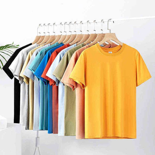 13 color 250g cotton american short sleeve t-shirt solid men's and wo fashion summer, White;black
13 color 250g cotton american short sleeve t-shirt solid men's and wo fashion summer, White;black